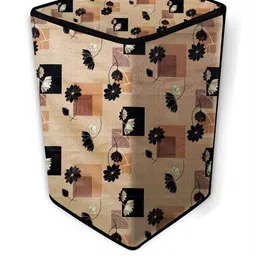 The Furnishing Tree Washing Machine Cover Lotus Pattern Beige Compatible for Whirlpool 7.5 Kg Fully image 3