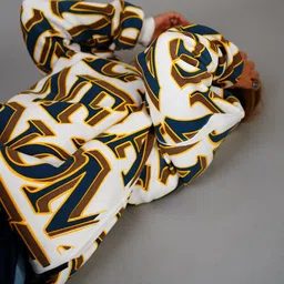 Fear No Man Men Typography Printed Hooded Long Sleeves Sweatshirt image 2