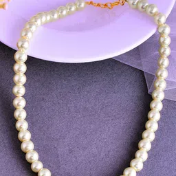 ORANGENYSHA Gold-Plated Premium Quality Pearls Beaded Necklace-picture-38