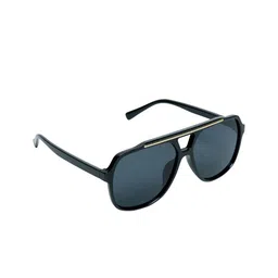 CHOKORE Unisex Aviator Sunglasses with UV Protected Lens CHKSM_130-Black-picture-20