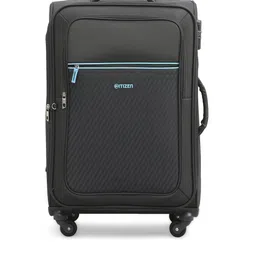 Citizen Unisex Striped Explorer Soft-Sided Medium Trolley Suitcase-picture-47