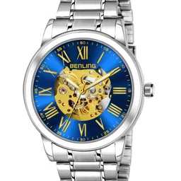 BENLING Men Dial & Stainless Steel Wrap Around Straps Analogue Automatic Watchh-picture-50