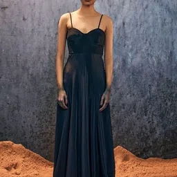 AMKA Crepe Maternity Maxi Dress image 1