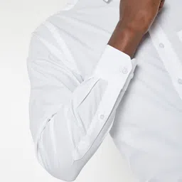 max Men Textured Spread Collar Pure Cotton Casual Shirt image 5