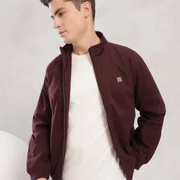 Nautica Solid Mock Collar Bomber Jacket-picture-38