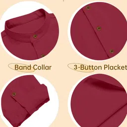 ZELINCO Men Thread Work Kurta image 2