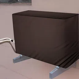 The Furnishing Tree Coffee Brown Plastic Air Conditioner Cover image 5