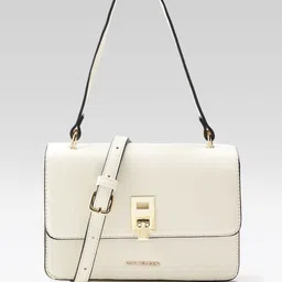 Van Heusen Textured Structured Satchel Bag-image-80