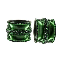 Vidhya Kangan Set Of 30 Stones-Studded Bangles image 2