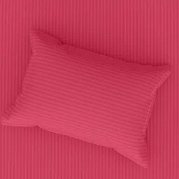 home expressions Palette Pink Striped Satin 210TC Single Bedsheet Set 1.5m X 2.29m image 3