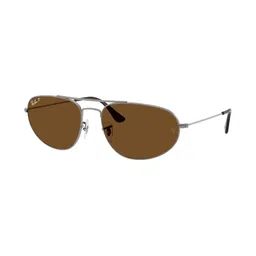 Ray-Ban Unisex Aviator with Polarised Lens Sunglasses 8056262564448-image-1