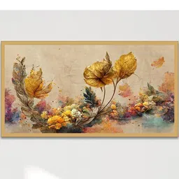 DEKORSTATION Multicoloured 1 Piece Canvas Floral Wall Paintings-image-87