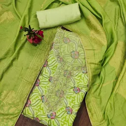 VARNI FABRICS Embroidered Organza Unstitched Dress Material-picture-18