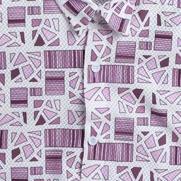 FOURFOLDS Boys Geometric Printed Spread Collar Cotton Casual Shirt image 4