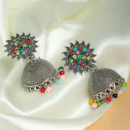 VIRAASI Classic Jhumkas Earrings-picture-20