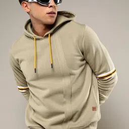 Campus Sutra Men Hooded Pullover Sweatshirt-image-94