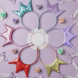 KRENOZ Unisex Kids Set of 6 Hairband-picture-47