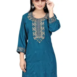 PU FASHION Embroidered Straight Kurta-picture-21