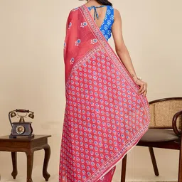 all about you Ethnic Motifs Printed Saree With Unstiched Blouse image 3