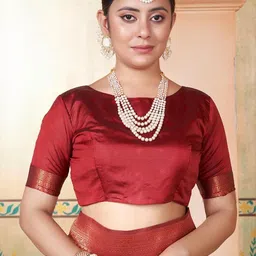 KALINI Woven Design Silk Blend Kanjeevaram Saree image 2