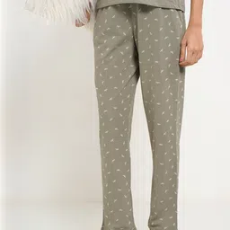 Dreamz by Pantaloons Women Printed Pure Cotton Straight-Leg Lounge Pants-image-98