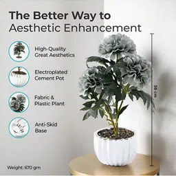 The Better Home Grey & White Artificial Flowers and Plants image 5