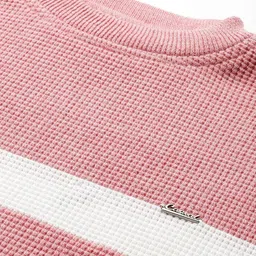 The Roadster Lifestyle Co Striped Woollen Pullover image 3