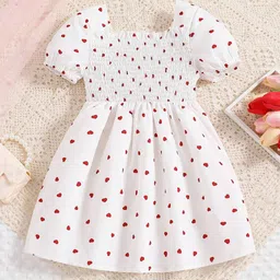 Billion Girls Polka Dot Printed Fit & Flare Knee Length Dress-picture-12