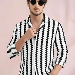 TRIPR Men Striped Casual Shirt image 1