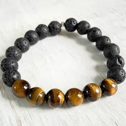 Divine souvenirs Unisex Artificial Beaded Elasticated Bracelet-picture-37