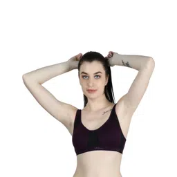 VANILA Women Pack of 3 Colourblocked Full Coverage Bra image 2