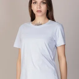 V-Mart Cotton Short Sleeves Round Neck T-shirt-image-24