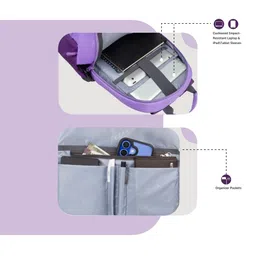 F Gear Unisex Brand Logo Backpack with USB Charging Port image 5