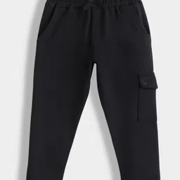 Orange Sugar Kids Pack Of 2 Pure Cotton Mid-Rise Cargo-Joggers image 2