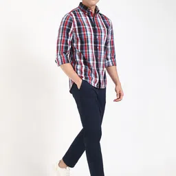 Tommy Hilfiger Men Tartan Checks Opaque Checked Casual Shirt image 3