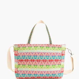 Anouk Women Striped Structured Cotton Shoulder Bag image 2