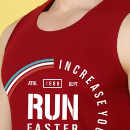 WOOSTRO Men Typography 2 Printed Raw Edge Slim Fit T-shirt image 2