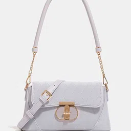 StyleCast x Revolte Geometric Printed Buckle Detail Crossbody Sling Bag-picture-24