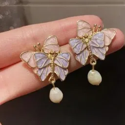 Amrav Women Purple Earrings-image-41