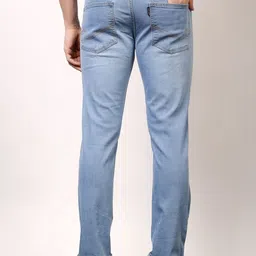 Stylox Men Regular Fit Mid-Rise Light Fade Jeans image 5