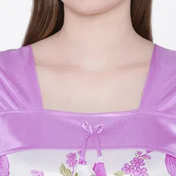 PHALIN Women Satin Night suits image 2