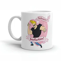 Mr UVD White & Pink Graphic Printed Ceramic Mug 350 ml-picture-11