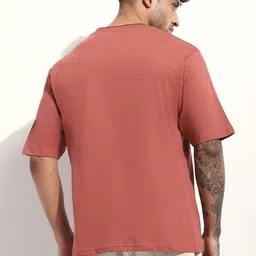 Difference of Opinion Men Typography Printed V-Neck Applique T-shirt image 4