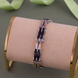 GC PREMIUM JEWELLERY Men Silver-Plated Link Bracelet-picture-34