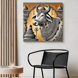 999Store Brown & Grey 1 Piece Wood Birds and Animals Wall Paintings-image-95