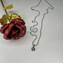 Psight Unisex Contemporary Evil Eye Pendant With Chain image 1