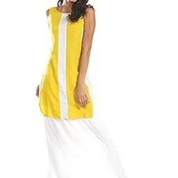 Khankan Women Colourblocked Thread Work Kurta-picture-17