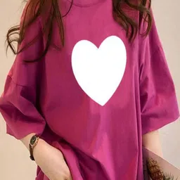 DressBerry Graphic Printed Round Neck Drop-Shoulder Sleeves Oversized T-Shirt-image-67