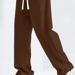 RAJOVATI Men Slim Fit Flat-Front Trousers image 3