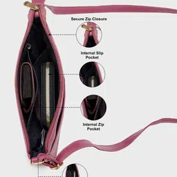 Caprese Structured Sling Bag image 5